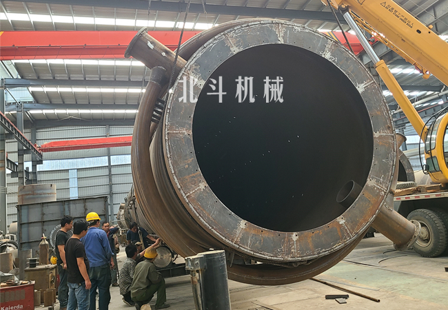 鞏義市好色先生IOS機械活性炭活化爐裝車發往新疆